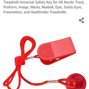 Treadmill safety key (red)
